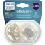 Philips Avent Scf085/17 Ultra Air Silicone Pacifier 2Li 6-18 Months Male image