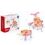 Pink two in one and active table cake walker push walker baby activity image