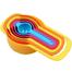 Plastic Measuring Cup and Measuring Spoon Set - Multi Color image