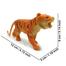 Plastic Mini Jungle Wild Animals Toys Set For Kids 6 Pcs(animal_hard_87289_rfl) image