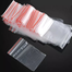 Plastic Zipper Bag 3×2 inch Transparent Crystal Clear Zip Bag, Poly Bag, Made of Solid LDPE Film Food Safe - 100 pcs image