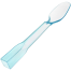 Plastic ecological fruit spoon for ice cream -2pcs image