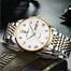 Poedagar Luxurious Stainless Steel Enlightened Mens Sports Quartz Watch image