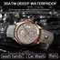 Poedagar Men's Fashion Top Luxury Waterproof Wristwatch image