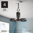 Porodo Dual-Head Oscillating Fan With LED Light And Power Bank image