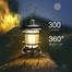 Portable Camping Lantern Lights Outdoor Hanging Lights Decorative Retro LED Bulb Metal Lantern Lamp with Handle image