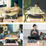 Portable Folding Laptop Table Desk Foldable Laptop Table - Multicolor image