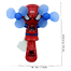 Portable Manual Hand Crank Mini Fan Without Battery Useful While Travelling, Exercising, Outdoor Activities And Power Cuts (handfan_double_Spider man) Spider Man image