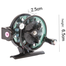 Portable Mini Fly Fishing Reel Carp Winter Ice Fishing - Black image