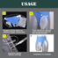 Portable Silicone Any Colour Urine Bag, Urine Collector for Incontinence Medical Consumables, Urine Cup - 1000 ml image