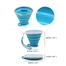 Portable Silicone Telescopic Drinking Collapsible Folding Cup For Travel Camping Volume- 200ml image