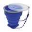 Portable Silicone Telescopic Drinking Collapsible Folding Cup For Travel Camping Volume- 200ml image