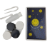 Portable travel Contact Lens Storage Kit with Tweezer, Applicator, Mirror and Solution Bottle. Double Travel Kit Box For All Kind Of Contact Lens. image