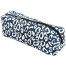 Pouch Bag White And Blue 9x4 Inch image