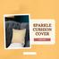 Premium Cotton Cushion Cover Gold Sparkle 18x18 Inch image