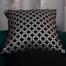 Premium Cotton Cushion Cover Silver Sparkle 18x18 Inch image