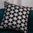 Premium Cotton Cushion Cover Silver Sparkle 14x14 Inch image