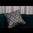 Premium Cotton Cushion Cover Silver Sparkle 18x18 Inch image