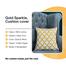 Premium Cushion Cover Gold Sparkle 16x16 Inch image