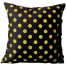 Premium Gold Sparkle Cushion Cover 14x14 Inch image
