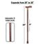 Premium Height Adjustable Walking Stick (Multicolor). image