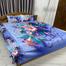 Premium King Size 3D Design Bed Sheet With 2 Pillow Cover (7.5 x 8.5 Feet) image