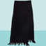 Premium Quality woolen Muffler For Men's and Women's - Black image