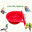 Premium Water Pot / Food Pot For Bird and Pigeons (Round Shape)-1 Pcs image