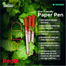 Prep Store Eco Friendly Paper Pen Red 5pcs image