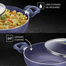 Prestige Ceraglide Ceramic Coated 4.5 Liters(28Cm) Non-Stick Kadai with Glass Lid|Consumes Less Oil|Even Heating|Stain-Resistant|Gas And Induction Compatible|No Harmful Chemicals image