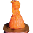 Princess Doll Fragrance Candle Orange Color image