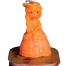 Princess Doll Fragrance Candle Orange Color image