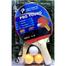 Pro Young Table Tennis Racket Set With 3 Balls Ping Pong Paddle For Match Training image
