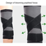 Professional Knee Brace for Knee Pain Men Women Knee Compression Sleeve Support for Running GYM Workout Sports Joint Pain Relif image