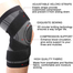 Professional Knee Brace for Knee Pain Men Women Knee Compression Sleeve Support for Running GYM Workout Sports Joint Pain Relif image