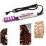 Professional Women Lady Stainless Steel Anti-Static Travel Hair Curler Curl Curling Make Curling Iron Rod Brush Anti-scald Curling Wand Roller Waver Maker Instant Heat Up Styling Tool 45 W image