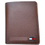 Pu Leather Money Bag For Men With Card Holder Chocolate Colour image