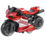 Pull-Back Motorbike Vehicle Models Decompression Toy Simulation Motorcycle Model Kids Little Super Bike For Kids (honda_pb_182A_r) Red image