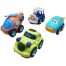 Pull and Back Car Set Food Grade Mini Plastic For Kids Gift-Model 2 (car_4pcs_br_2) image