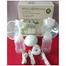 Pump Double Electric Breast Pump Manual Breast Pump Portable with 2 Bottles image