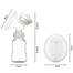 Pump Double Electric Breast Pump Manual Breast Pump Portable with 2 Bottles image