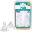 Pur Silicone Classic Nipple - M (2pcs) (Medium Flow) image