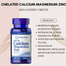 Puritan’s Pride Chelated Calcium Magnesium Zinc 100 Tablets image