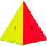 Pyramid High Speed Rubix Cube Multi Colour image