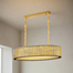 Qulik Gold Radiance Luxury Hanging Crystal Chandelier Light image