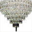 Qulik Moder Crystal Chandelier Decorative Pendant Hanging 6 layer 3 Color LED Ceiling Light image