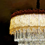 Qulik Modern Candle Crystal Chandelier Decoration Pendant Hanging 6 layer 3 color LED Ceiling Light image