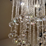 Qulik Modern Chandelier Decorative Hanging Crystal Suspension Shape LED Ceiling Light image