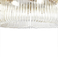 Qulik Modern Crystal Chandelier Decorative Pendant Hanging Single layer 3 Color LED Ceiling Light image
