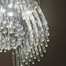 Qulik Modern Crystal Chandelier Decoration Pendant Hanging LED Ceiling Light image